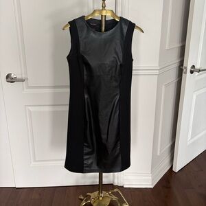 Danier Black Leather Dress